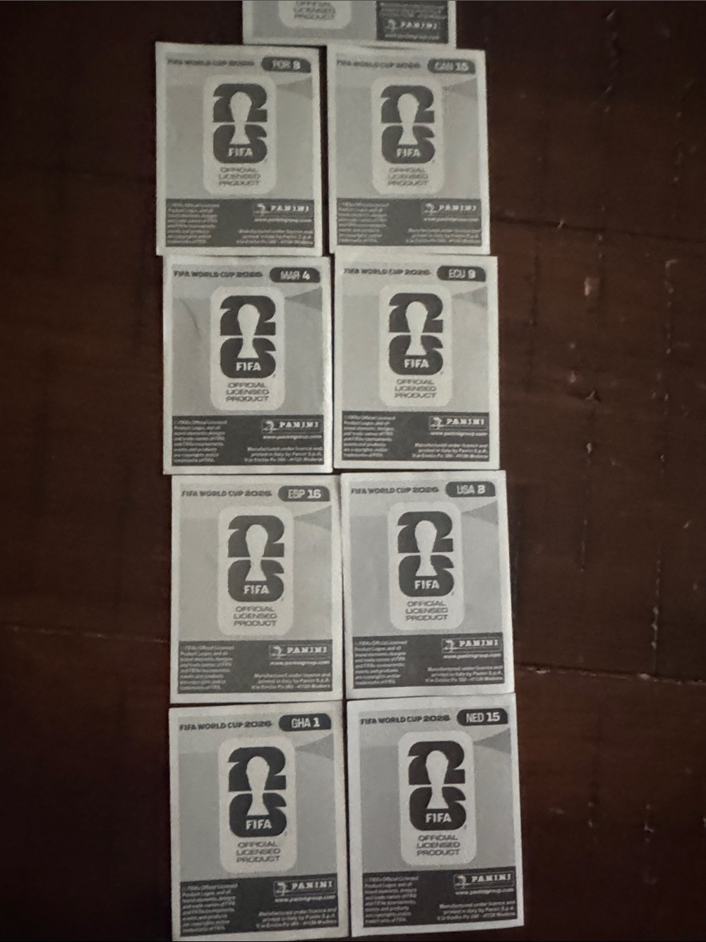 Panini FIFA Sticker Pack Set - White Labels - Picture 2 of 3